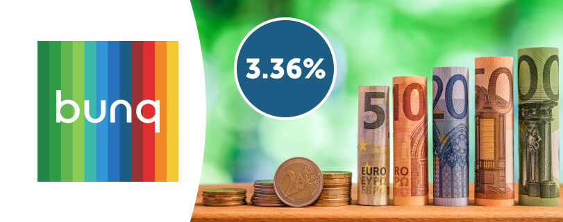Bunq now offering 3.36% interest to savers