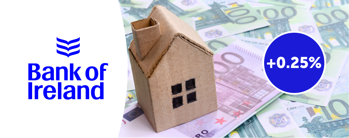 Bank of Ireland increases its fixed mortgage rates again