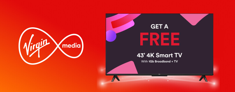 Virgin Media giving away a FREE 43" smart TV to new customers
